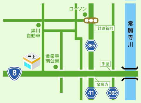 富山配送センター地図