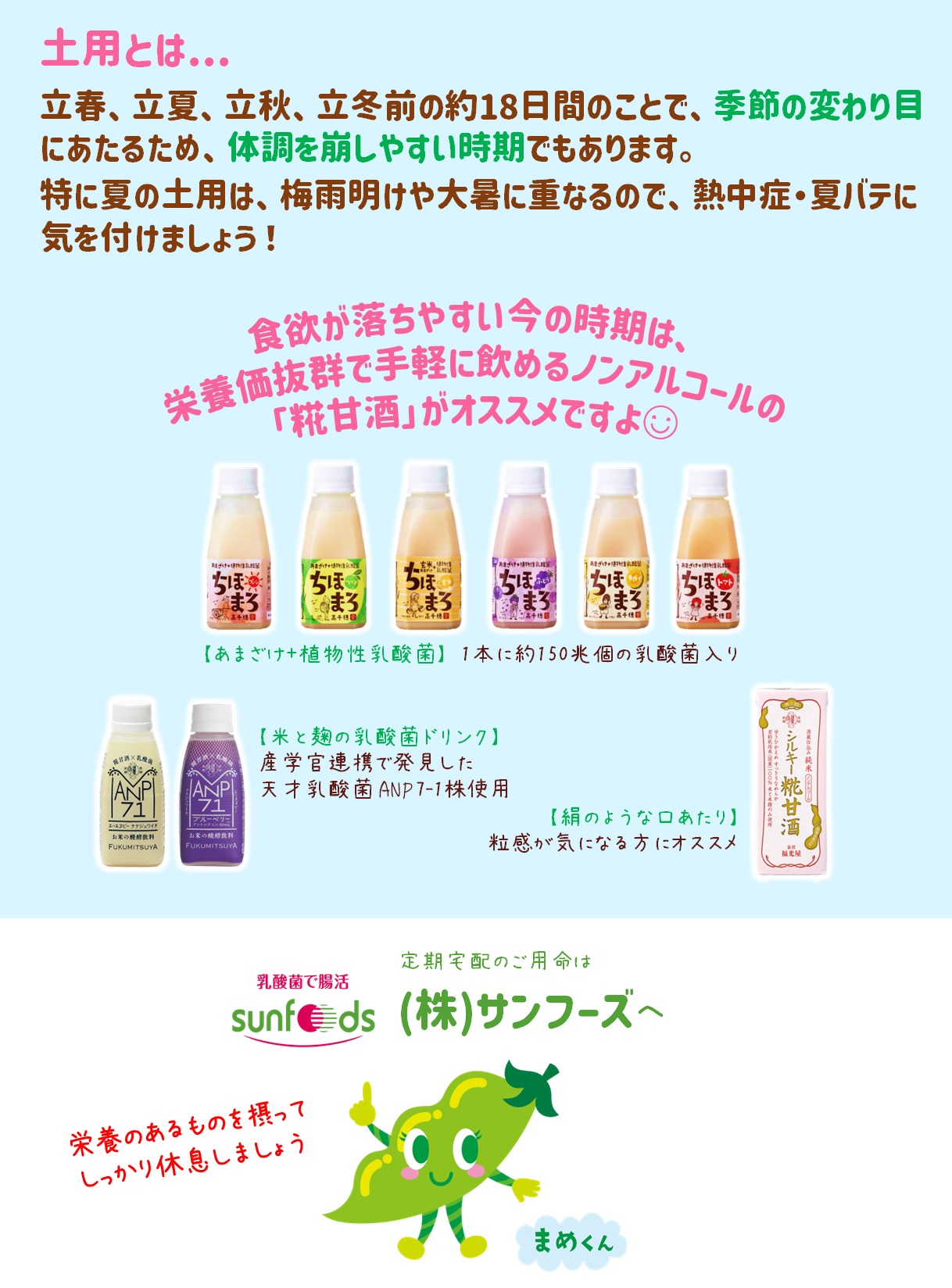 ＜7月19日～8月6日は夏の土用＞立秋前の季節の変わり目です