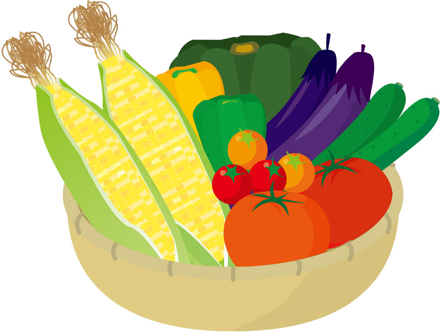 ７月は、夏野菜で身体にこもる熱を冷ましましょう。
