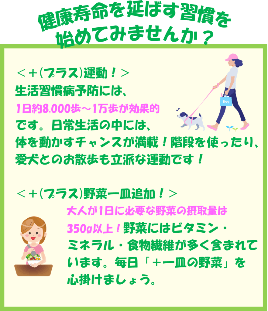 健康寿命を延ばす